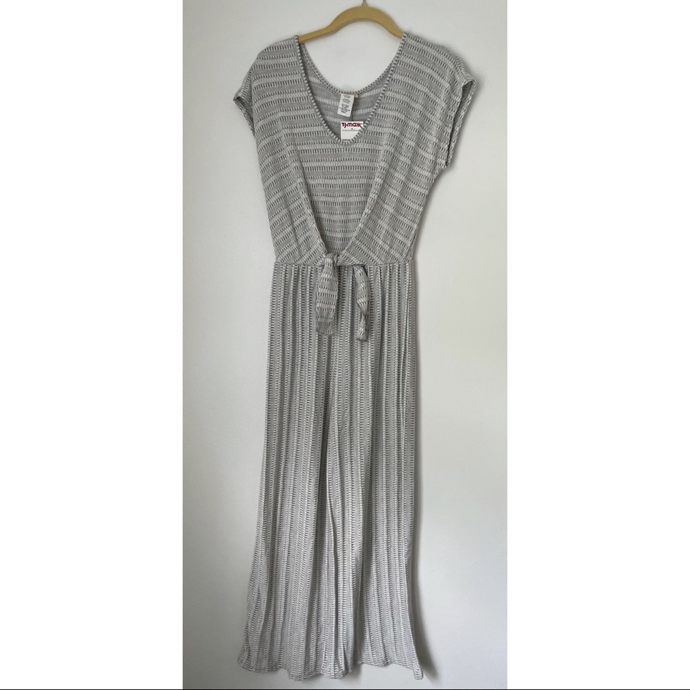 NWT Grey/White Jumpsuit